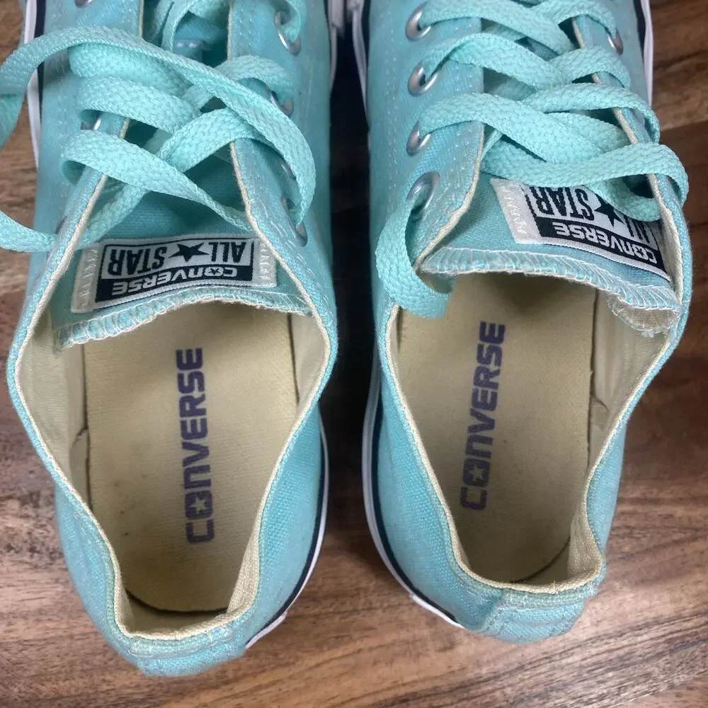 Converse Chuck Taylor All Star Ox Beach Glass Womens Mint Green Size 8 Shoes